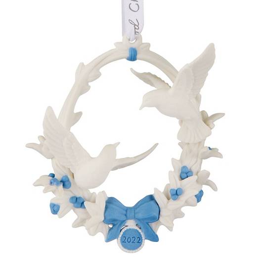 Wedgwood Our First Christmas 2022, Dated, Unglazed